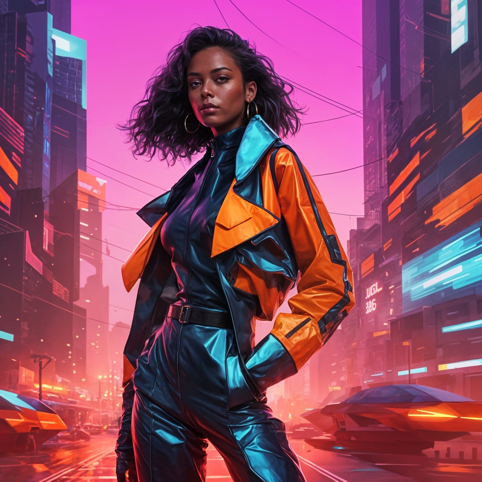 A Mystical Goddess in an Ethereal Landscape