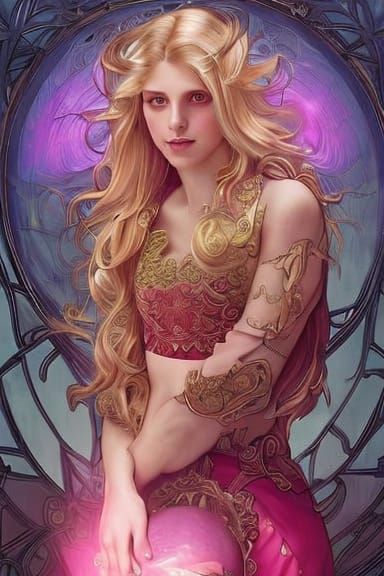 Vibrant Pink Energy Ball