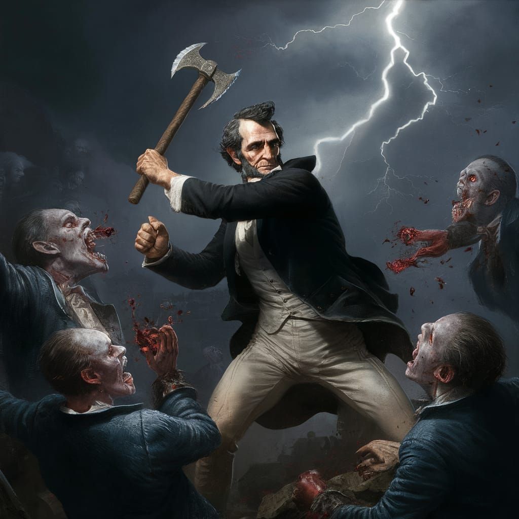 Abraham Lincoln vs Vampires: Epic Battle Scene