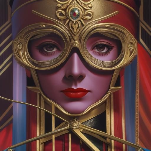 Greta Garbo Portrait in Classic Hollywood Style