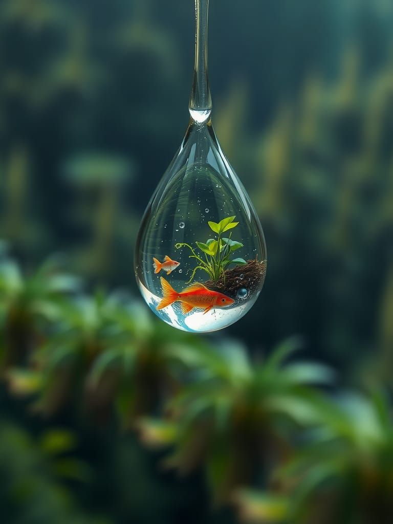 Miniature Ecosystem in a Single Drop of Water