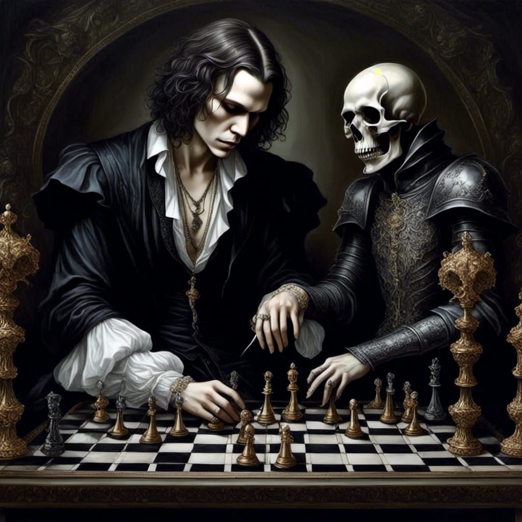Chess Game with the Angel of Death