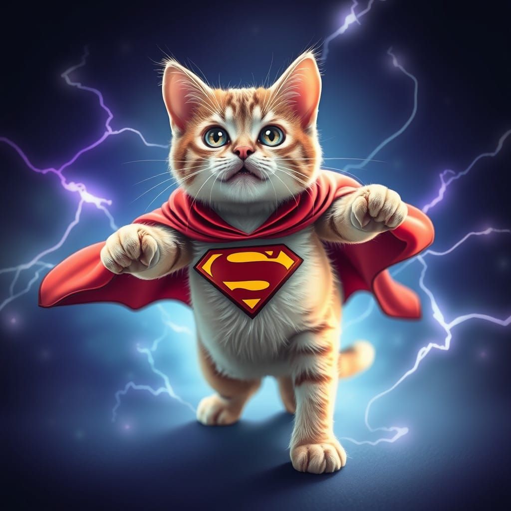 Superfeline Unveiled: Feline Hero with Extraordinary Abiliti...