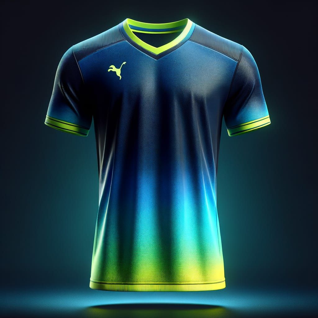 Realistic 3D Men's Volleyball Jersey Mock-up