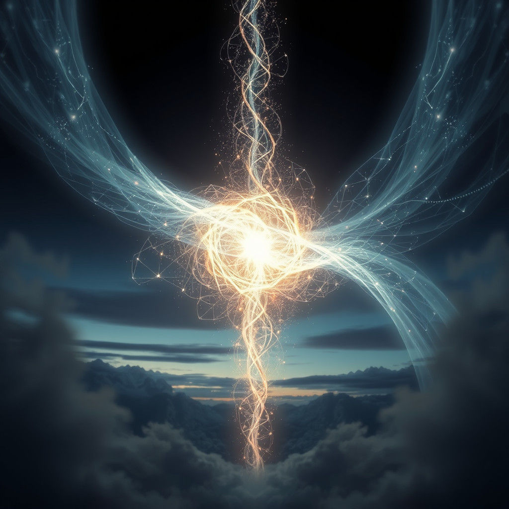 Boundless Hologram with Intricate Light Latticework