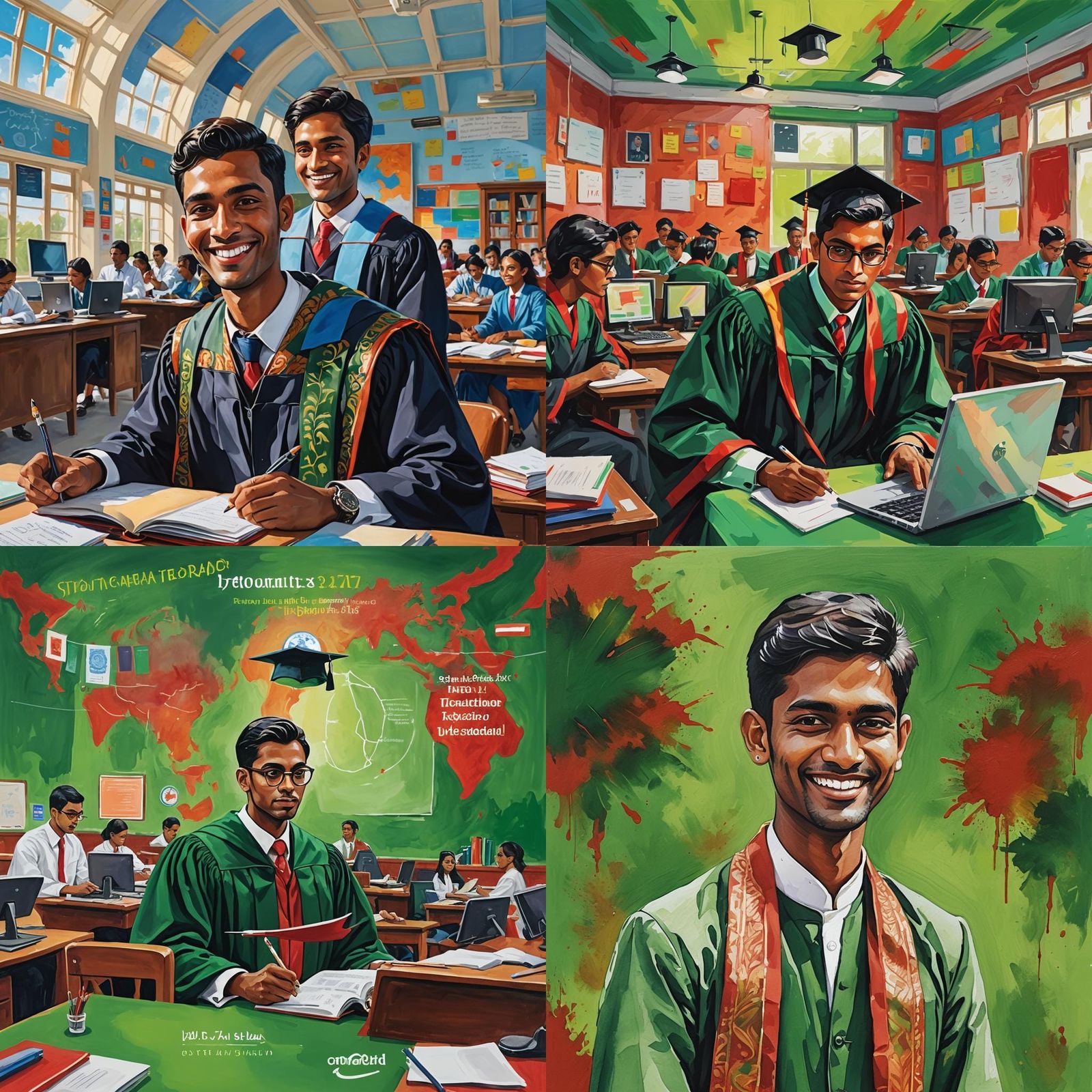 Eye-Catching Poster Design for Study Abroad Programs