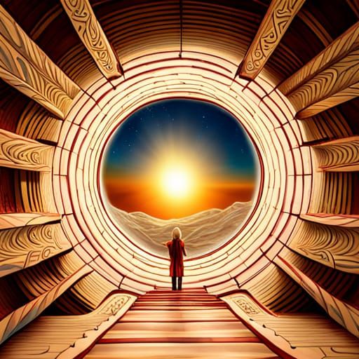 Concentric Circle Portal to Another World