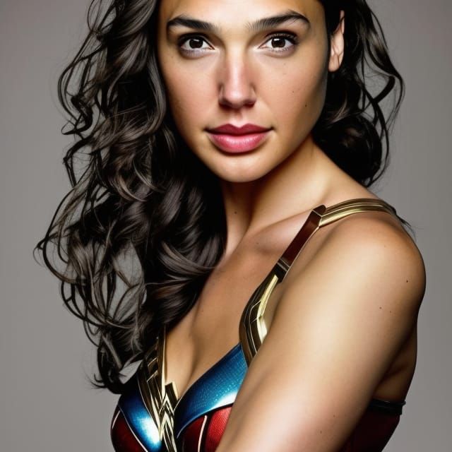 Attractive Close-Up Portrait Resembling Gal Gadot
