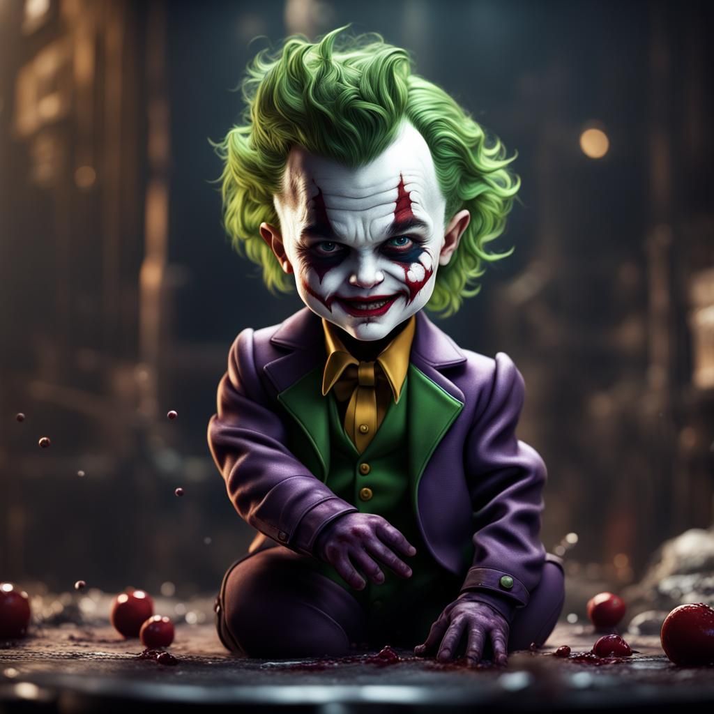 Baby Joker Detailed Matte Painting