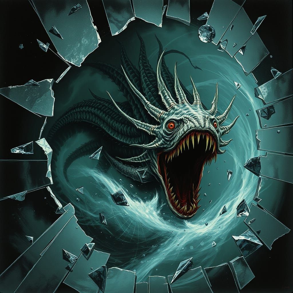 Charybdis in Shattered Seas: A Surreal Dark Fantasy