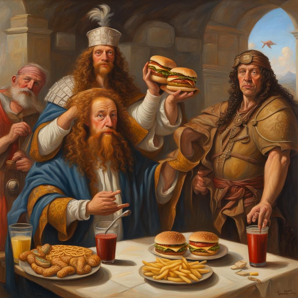 Fast Food Mascots Recreate Da Vinci's Last Supper
