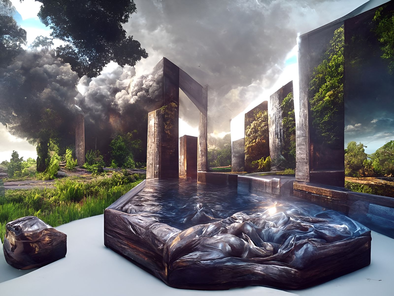 Conceptual Metaphoria: Detailed Psychedelic Art Rendering