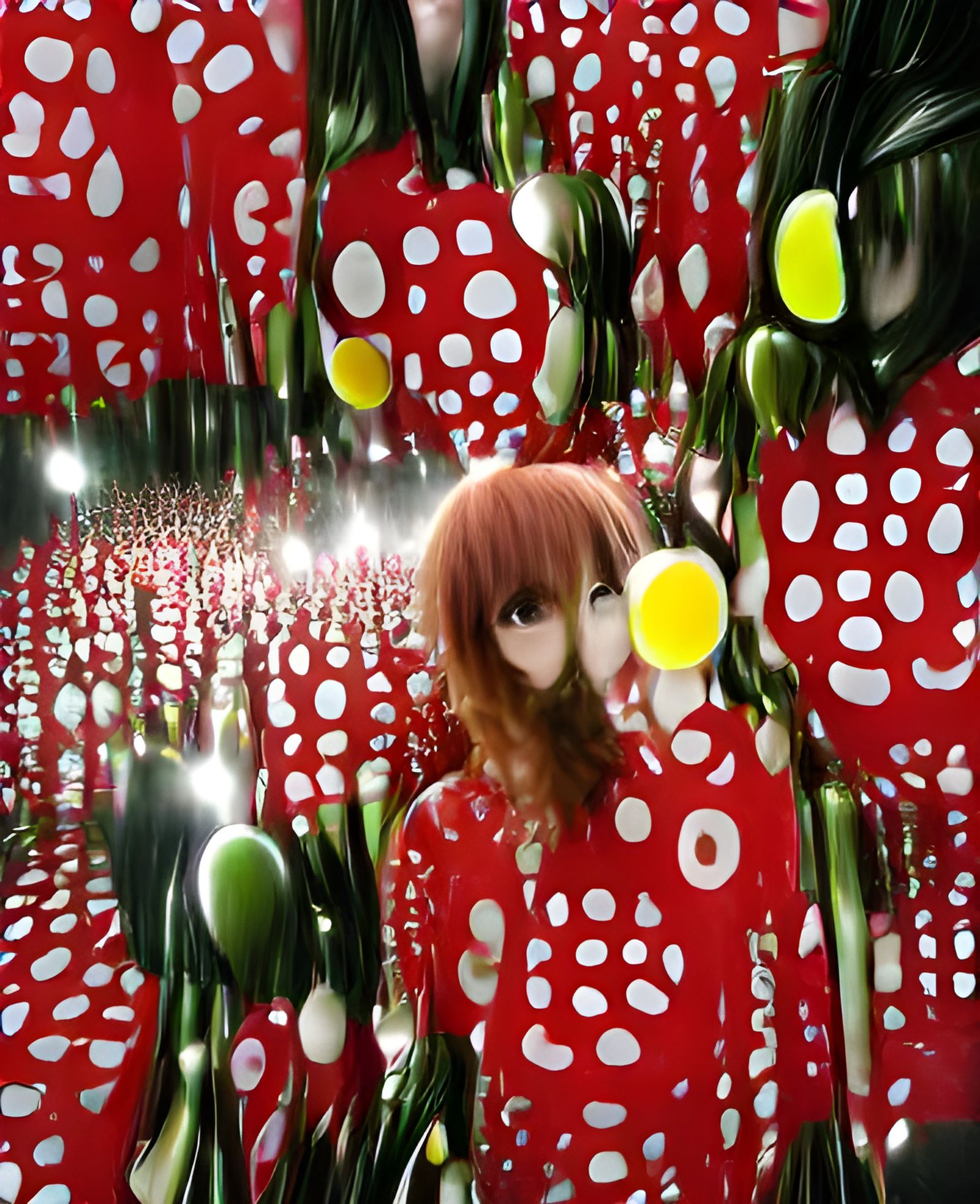 Polka Dot Infinity Room Photoillustration