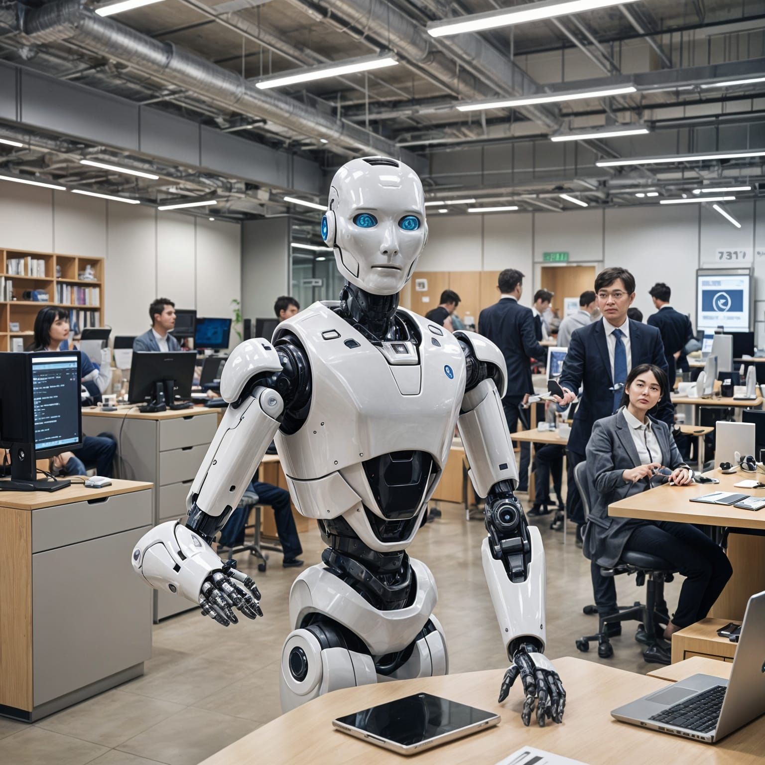 AI Robot Solves World Peace