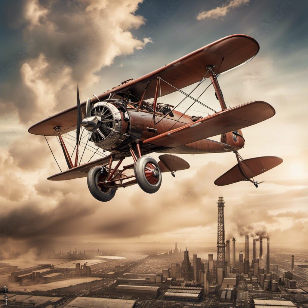 American Biplane in the Industrial Age