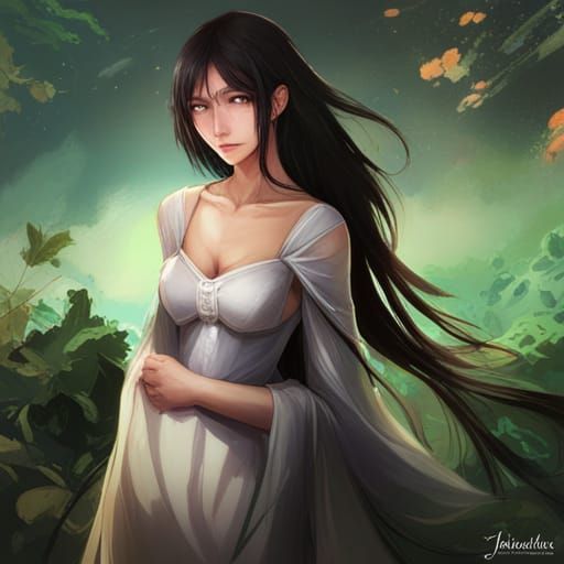 Butterfly Portrait in Dynamic Lighting