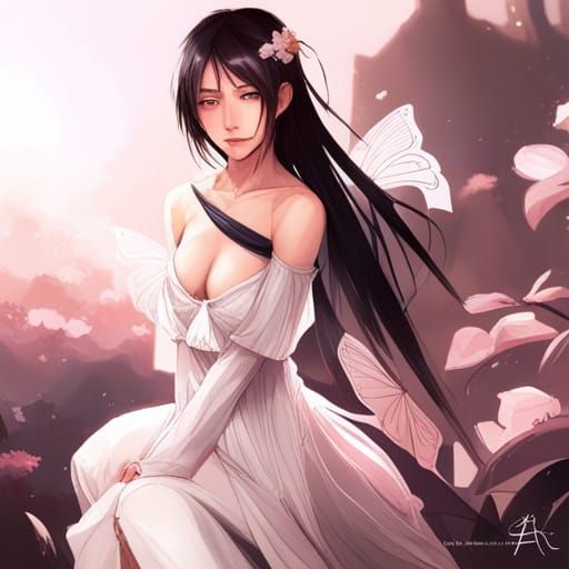 Butterfly Portrait in Dynamic Lighting, Unreal Engine 5