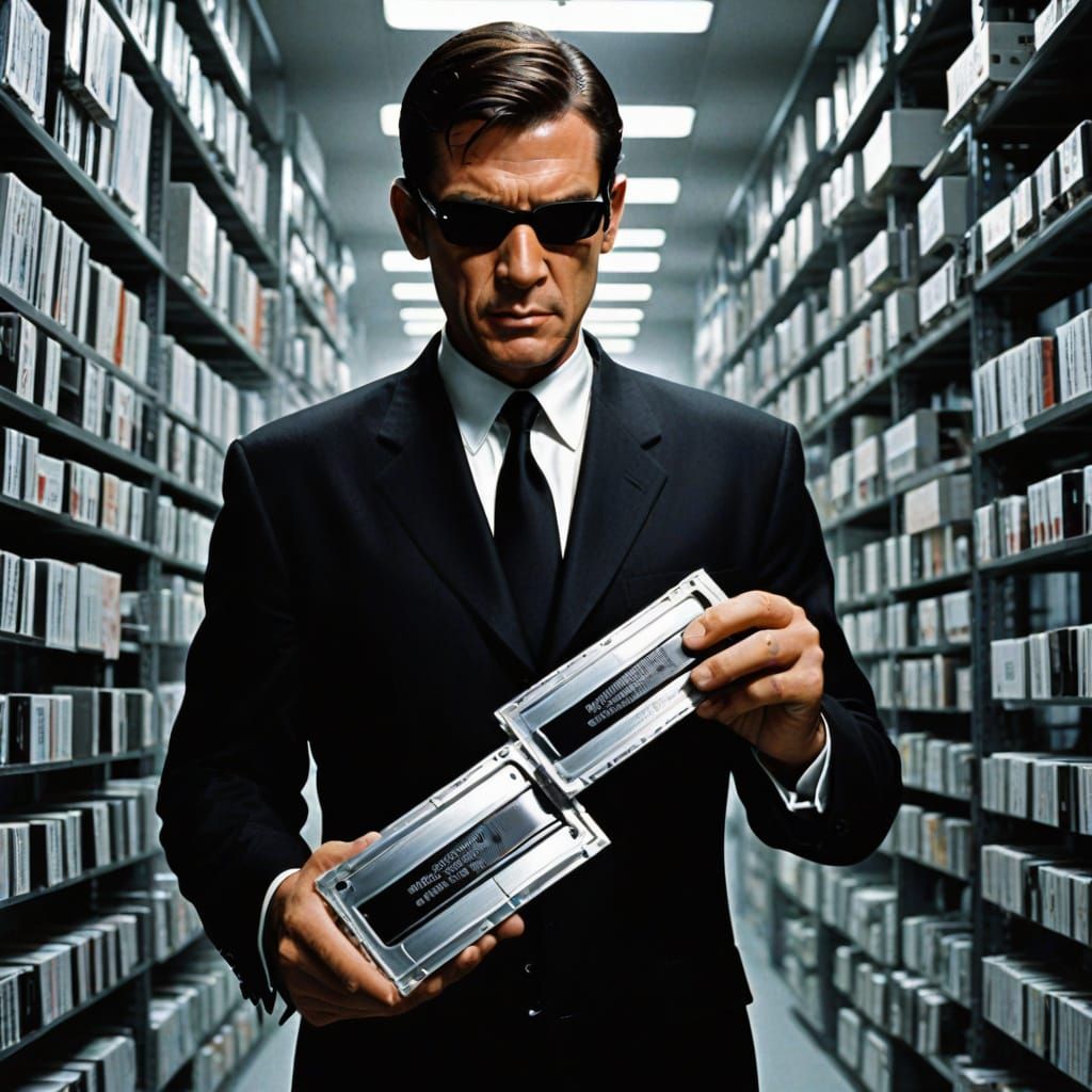 Men in Black Razor Blade Experiment