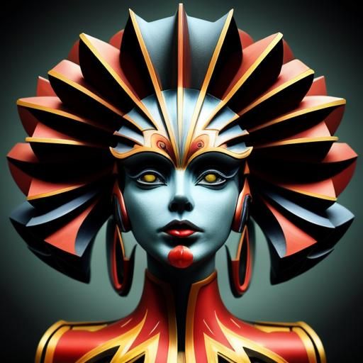 Surreal Glamour: A Photorealistic Psychedelic Masterpiece