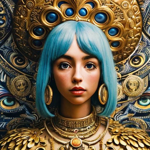 Psychedelic Surrealism: Eerie Glamour in 3D