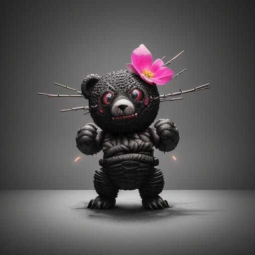 Brashprout Pokemon Training Dummy, Digital Rendering