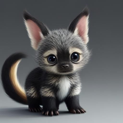 Adorable Creature of Unknown Origin in Hyperrealism