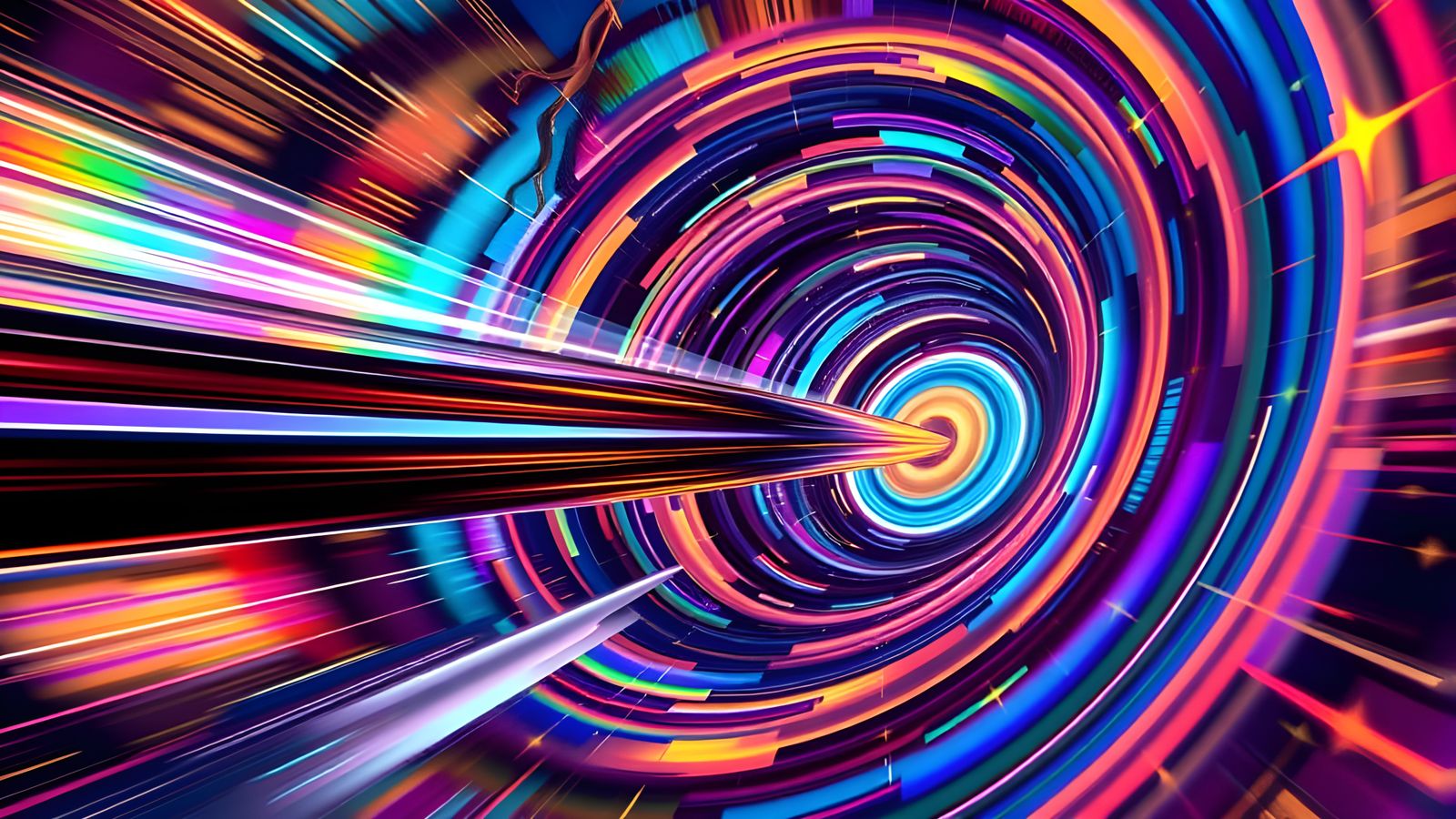 High-Speed Vortex of Iridescent Plasma and Stars in Impasto ...