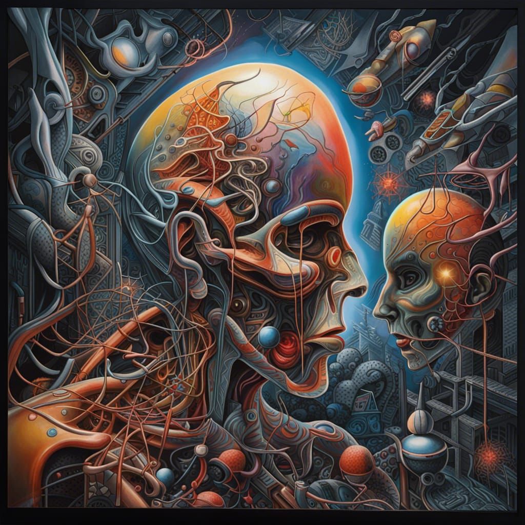 Futuristic Horror Art Inspired by Luminism