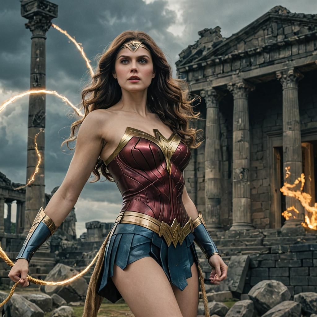 Alexandra Daddario as Wonder Woman