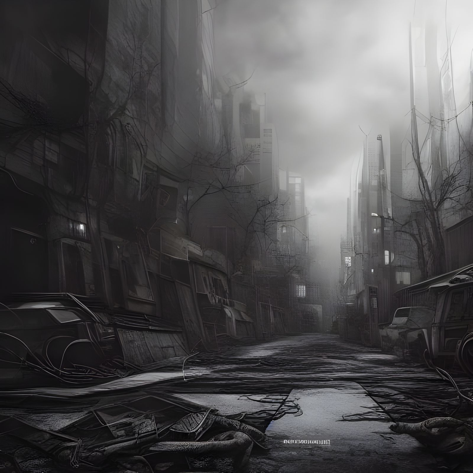 Dark Post-Apocalyptic Tokyo in Unreal Engine 5