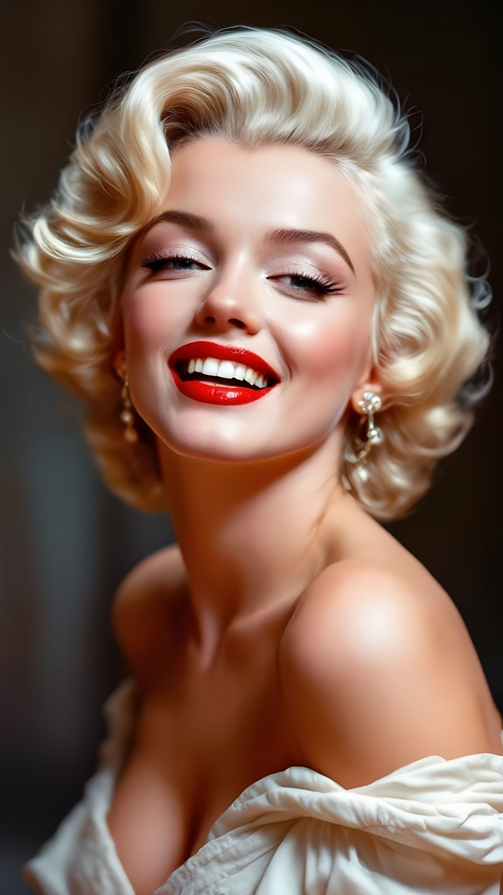 Marilyn Monroe Portrait in Vivid Color
