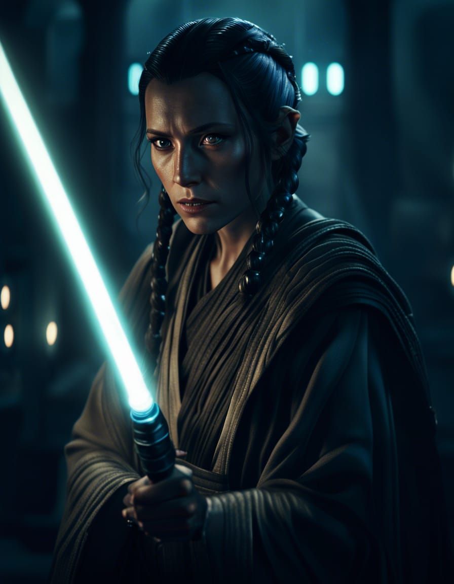 Cinematic Star Wars Jedi in Unreal Engine 5