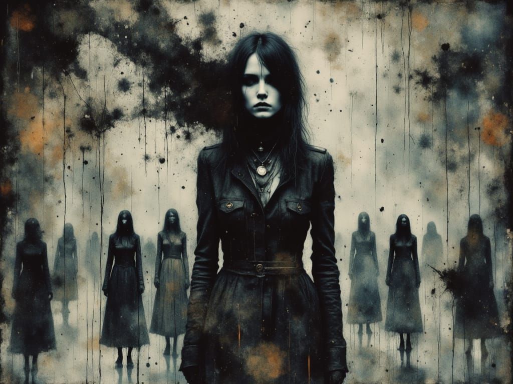 Grief Embodied: Surreal Watercolor & Alcohol Ink Art