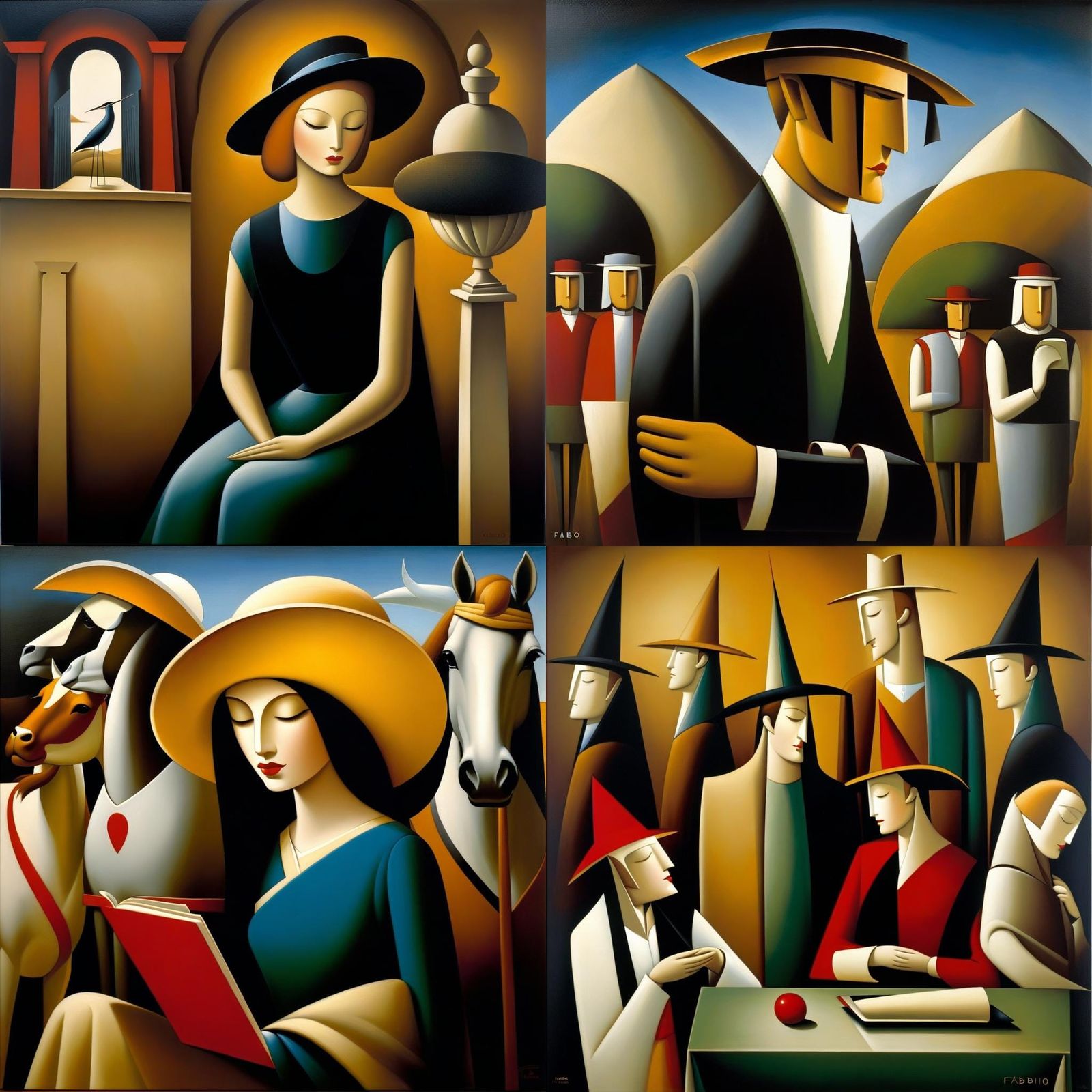 Vibrant Contemporary Art Exploring Human Experience