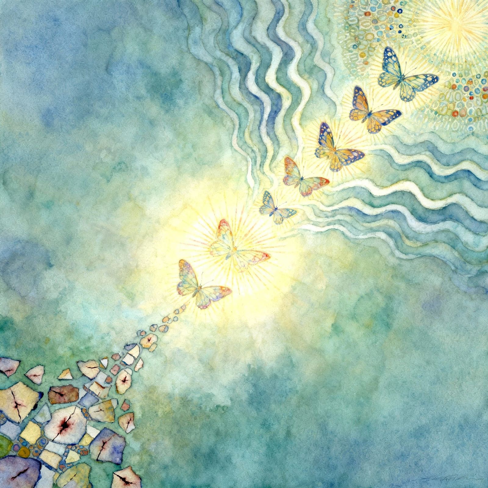 Abstract Healer's Journey: Wounds to World Healing