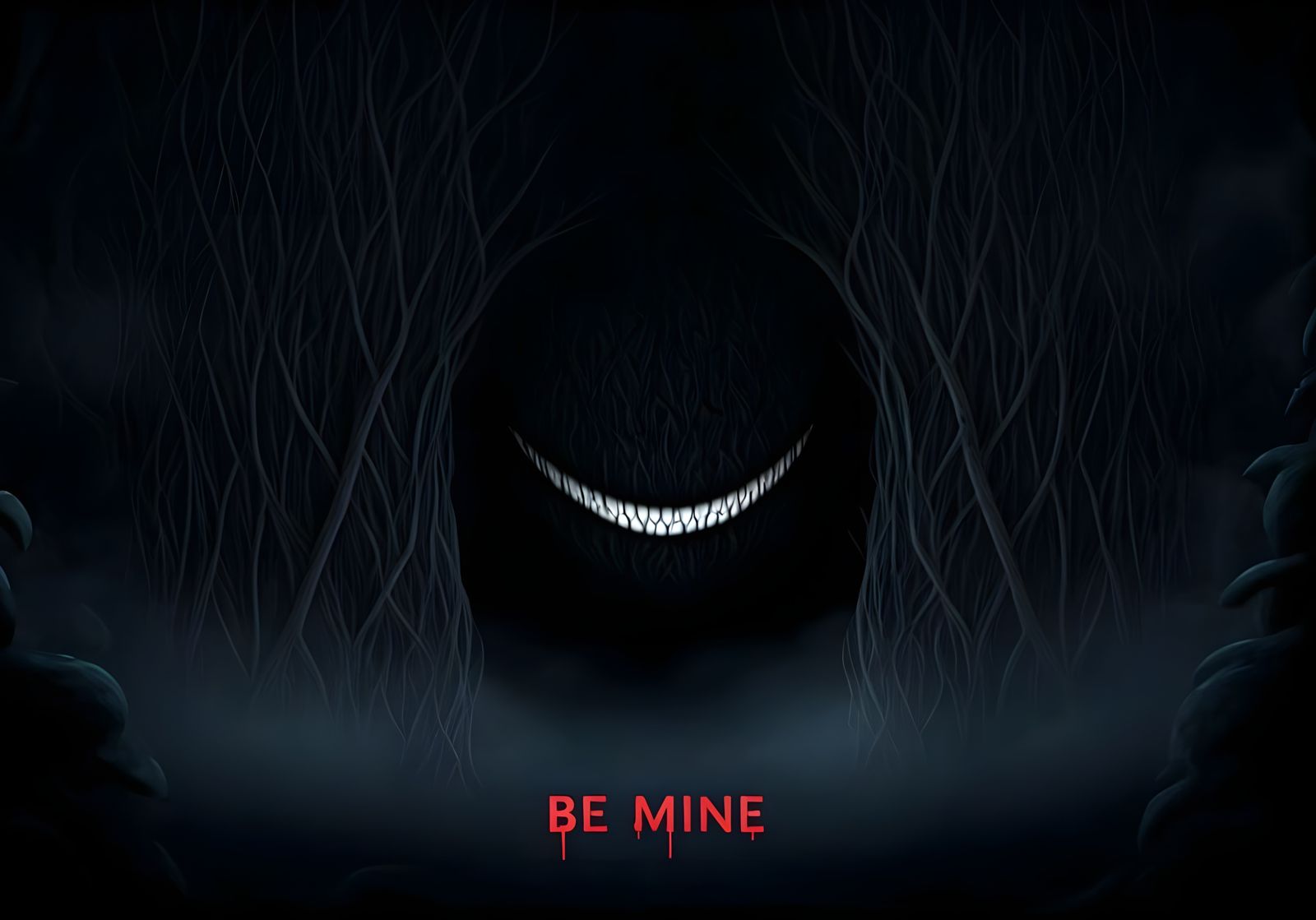 Glowing Eyes in a Dark Forest of Terror