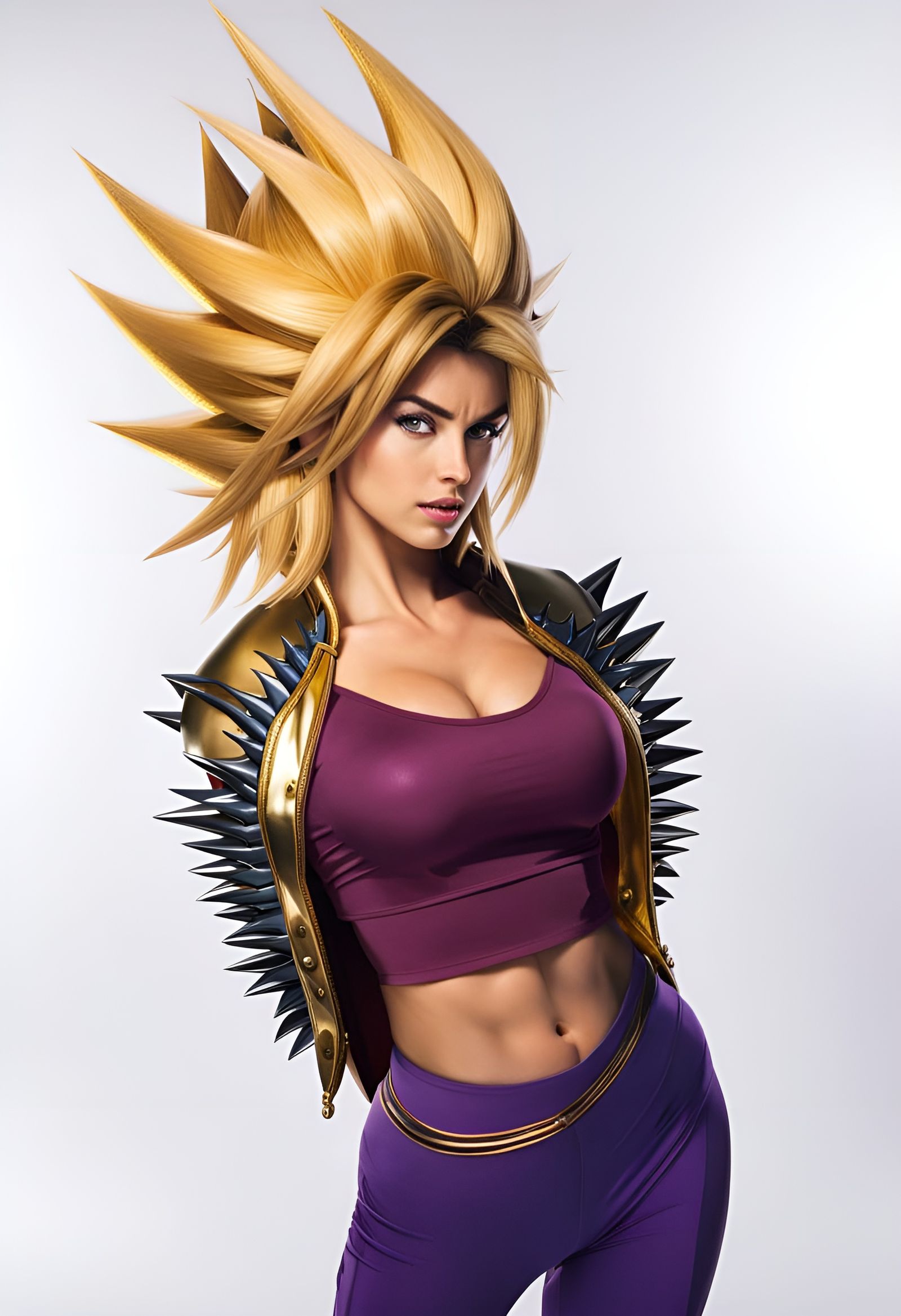 Ana De Armas as Super Saiyan Cosplay