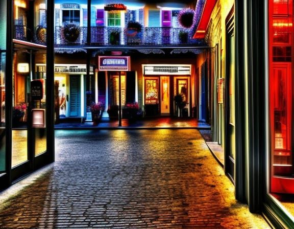 New Orleans Street View in Friedlander Style