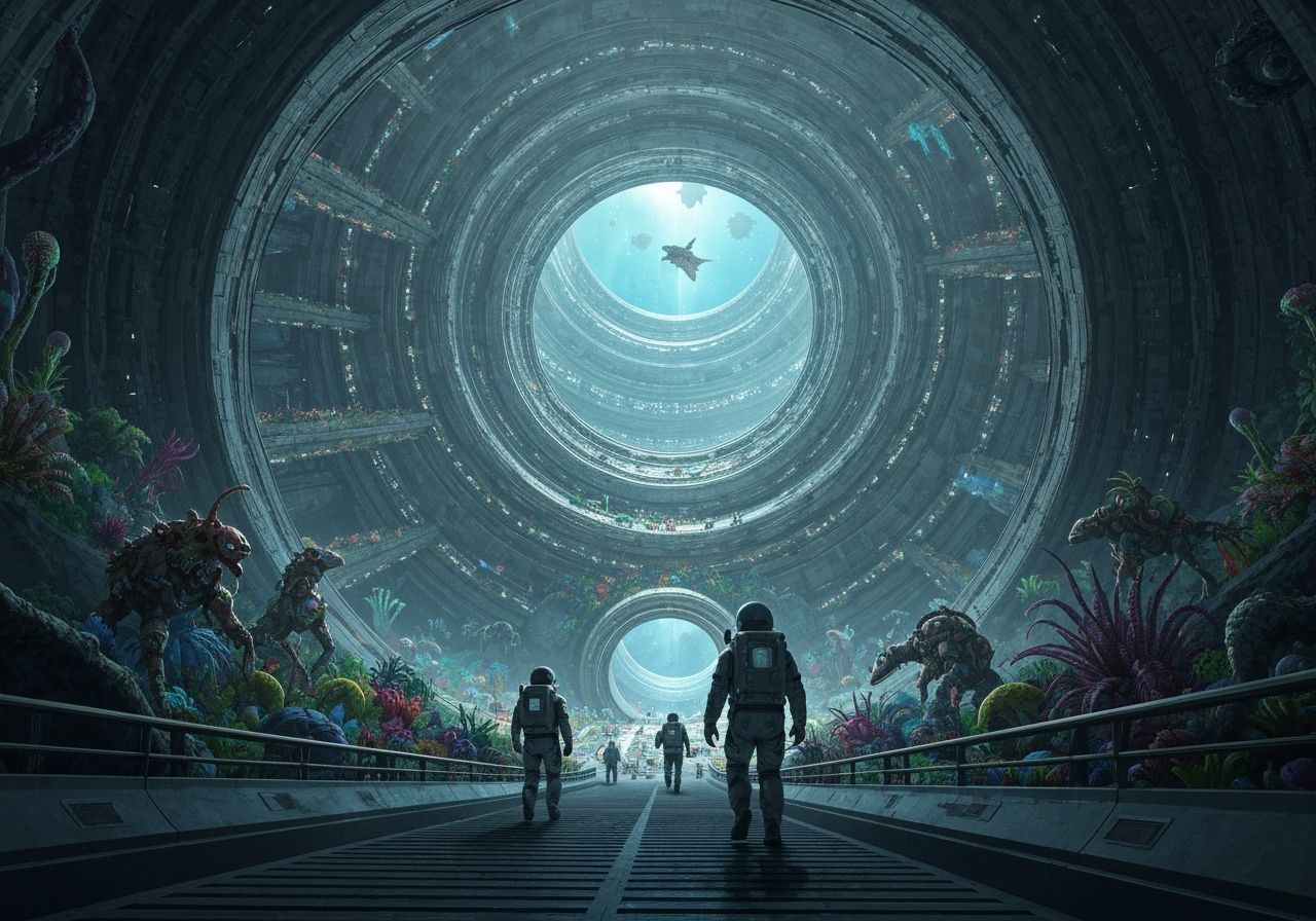 Rama Vessel Interior: Cylindrical World