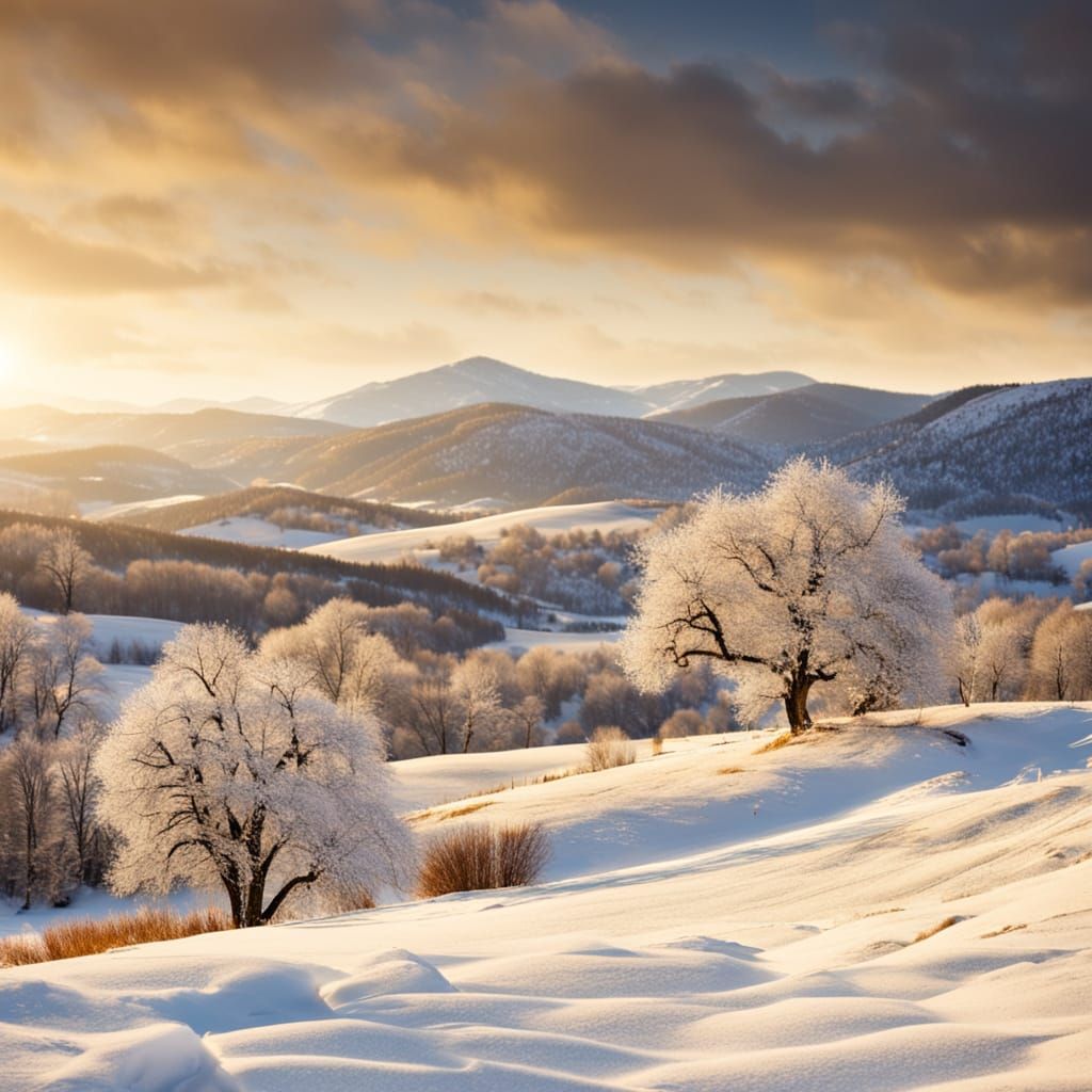 Snowy Hills Landscape Photography in National Geographic Sty...