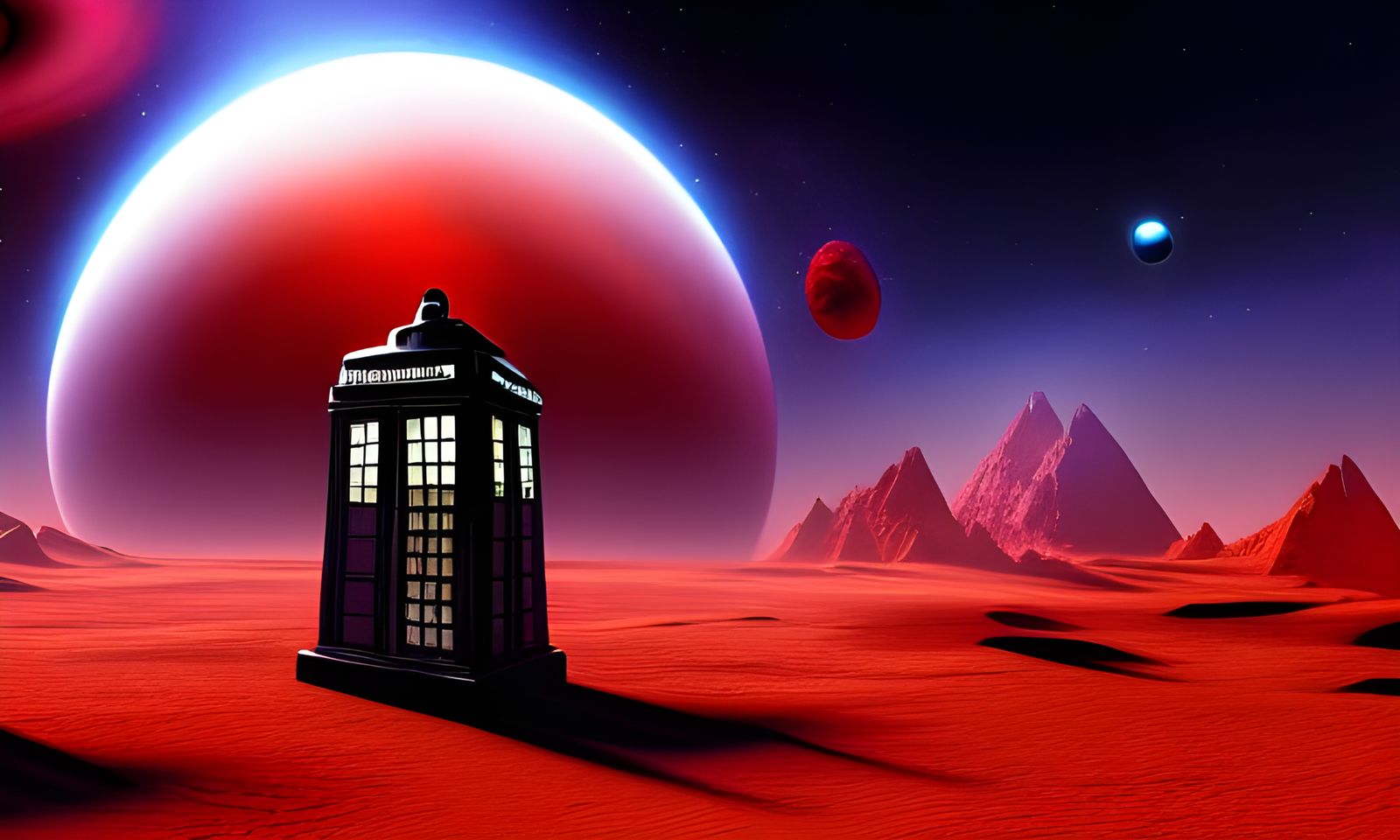 TARDIS on Gallifrey