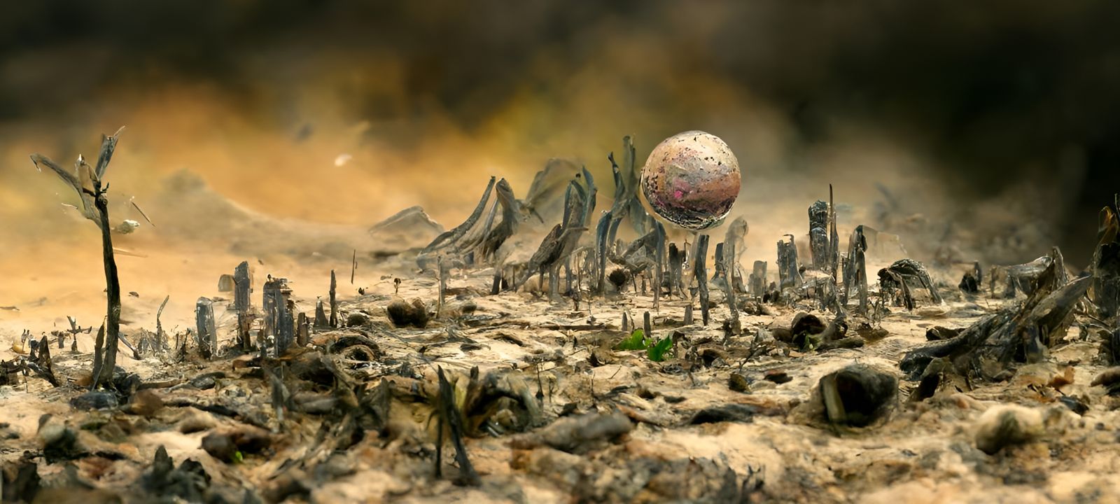 Hyperdetailed Post-Apocalyptic Alien Planet