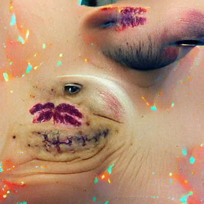 Abstract AI Image Generated From Text Prompt