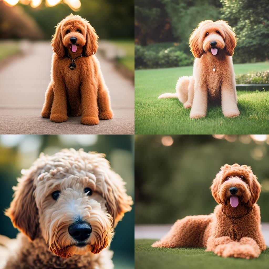 Golden Doodle Dog in Professional Photography