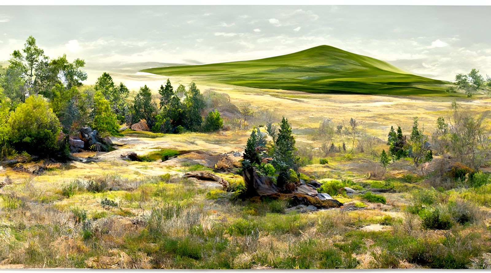 Scrub Landscape Vista in 16K Resolution