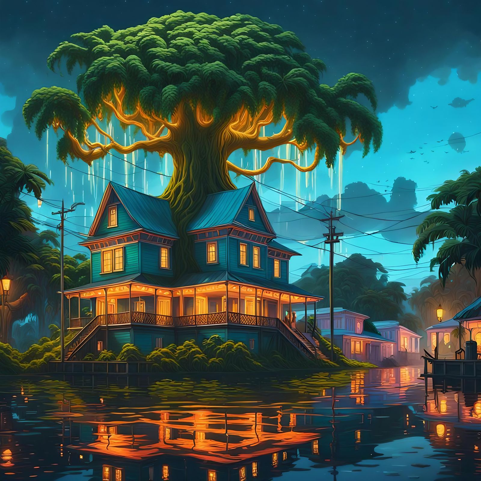 Paramaribo, Suriname: Detailed Matte Painting in Unreal Engi...