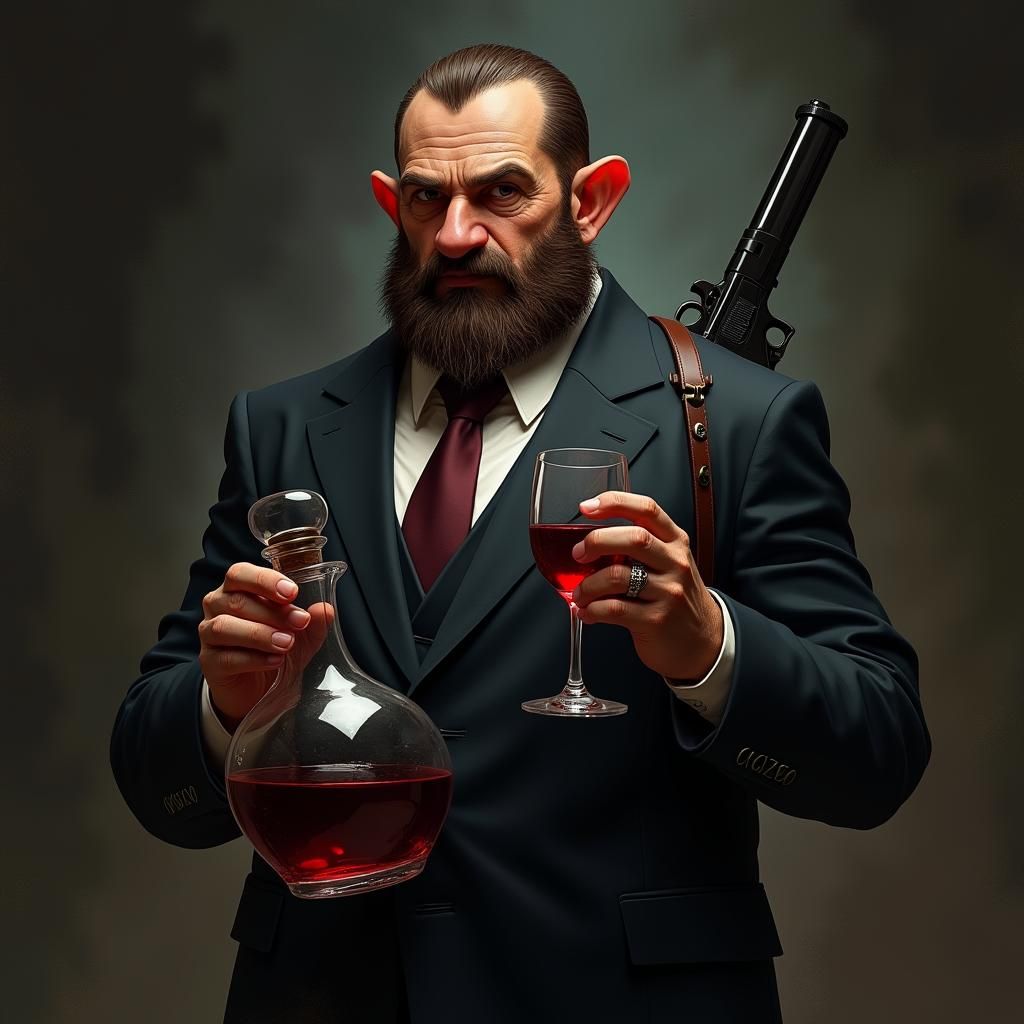 Shadowrun Dwarf: Corporate Espionage in Detailed Matte Paint...