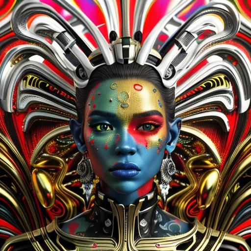 Bizarre Hallucinatory Lips and Ears in Vivid 3D