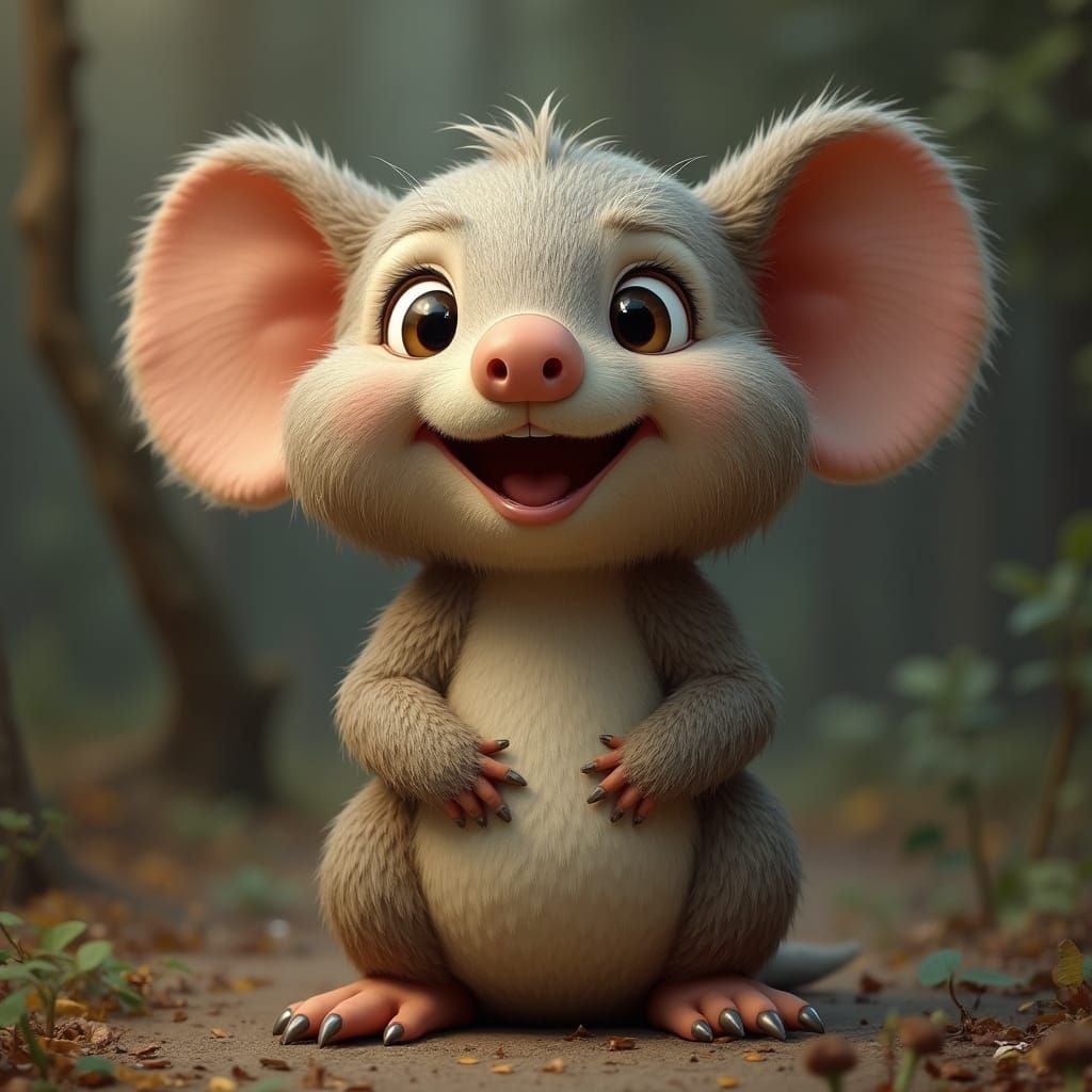 Hyperrealistic Fantasy Animal Combination Creature