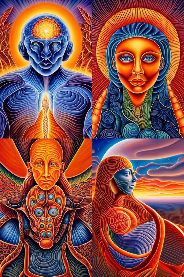 Visionary Art Inspired by Alex Grey